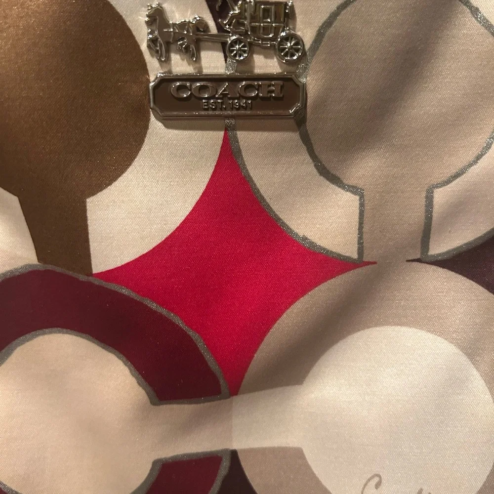 Coach Madison metallic Isabelle’s satin clutch and shoulder bag. - Picture 5 of 15